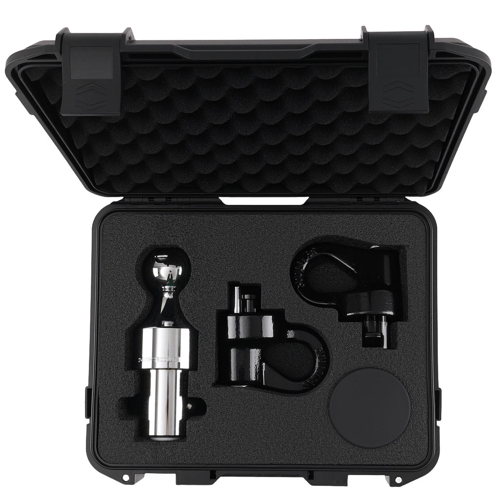 2-5/16 Ball & Chain Kit for F250-F450 (2013–2026) 38000lbs w/Storage Box & Cover