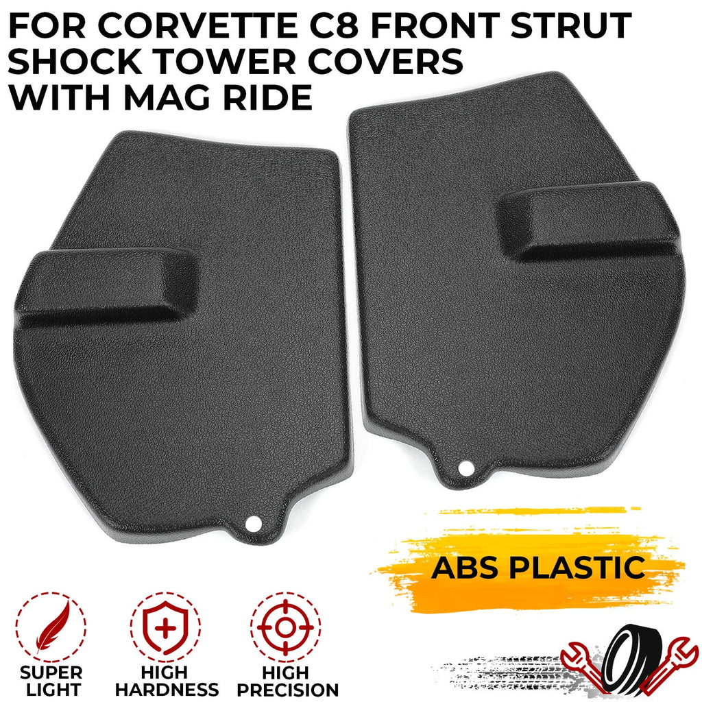 Front Strut Covers for Chevrolet Corvette C8 (2020–2024) w/ Mag Ride