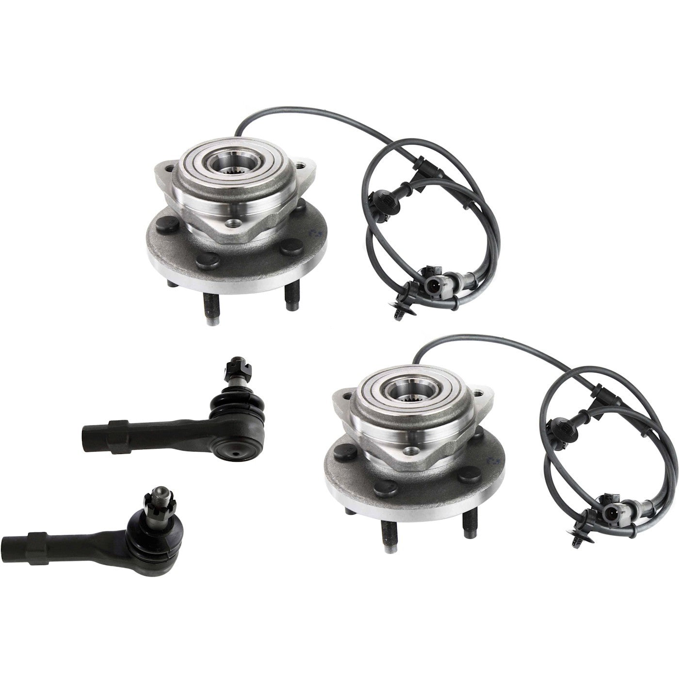 Wheel Hub Kit for Ford Ranger (2003–2009) Front Left Right with Bearing & Sensor 4WD