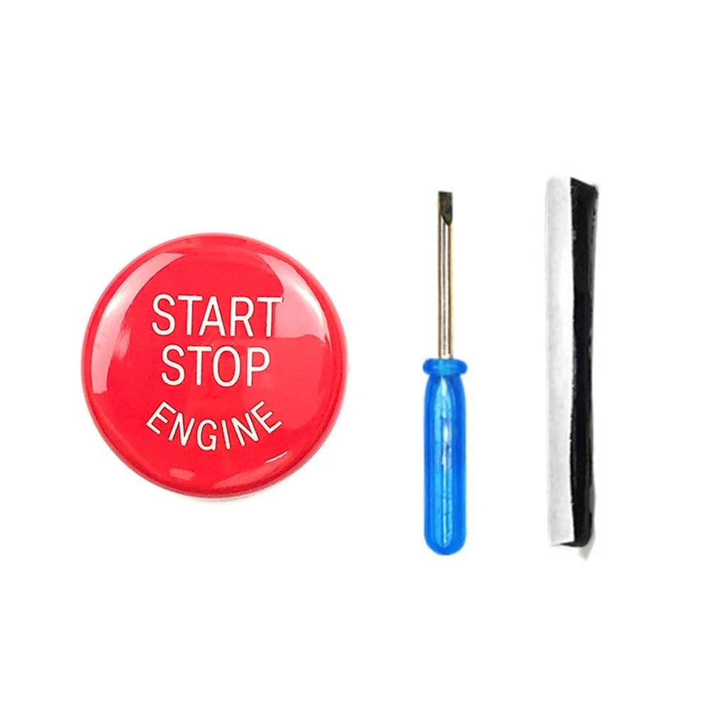 Engine Start Stop Button Cover Red for BMW E Chassis 1 3 5 Series X1 X3 X5 X6 Z4