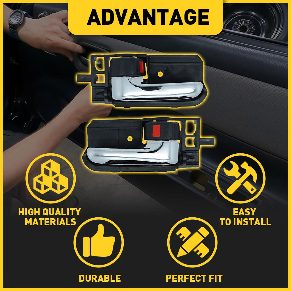 Set of 2 Inner Door Handles for Scion TC, Toyota Corolla, Matrix (2005–2010)
