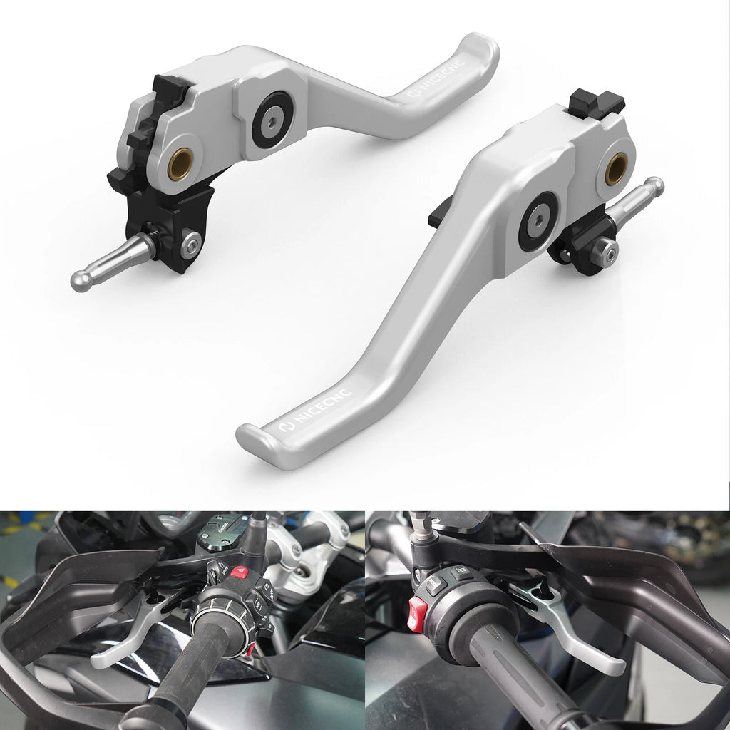 Billet Shorty Brake Clutch Lever for BMW R1200R R1200GS R1200RS R1200RT R nineT (2013–2020)
