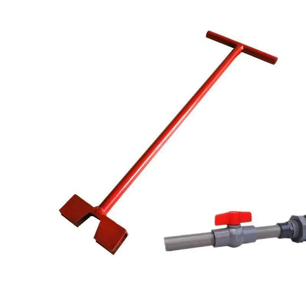 PVC Ball Valve Long Extension Stem Dual Ear T Handle for Deep Well