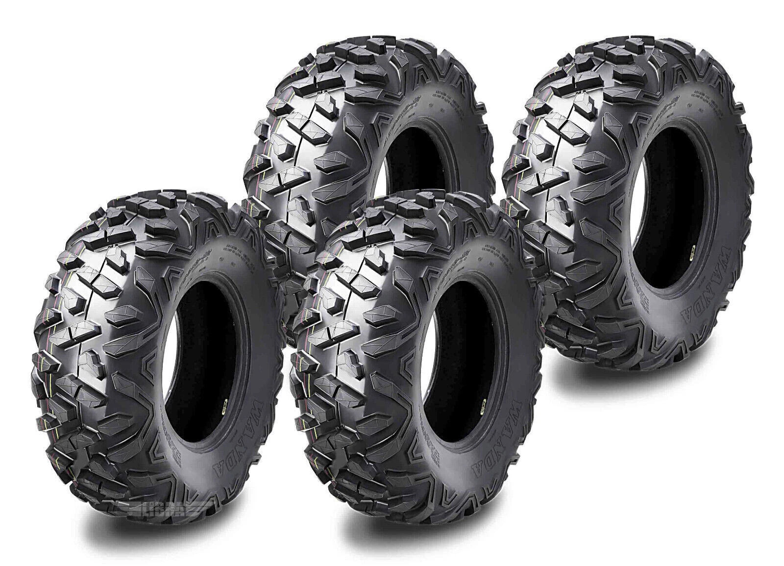Set of 4 UTV ATV Tires 26x9-12 for Kawasaki Mule 610 4x4 XC (2010–2016)