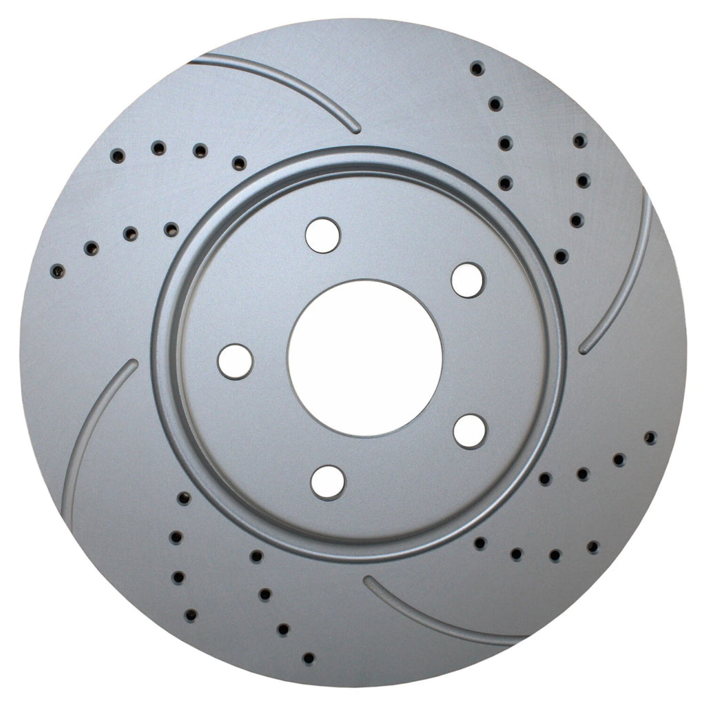 Front Drilled Coat 296mm Brake Disc for Cobalt Malibu G5 Aura (2005–2010)