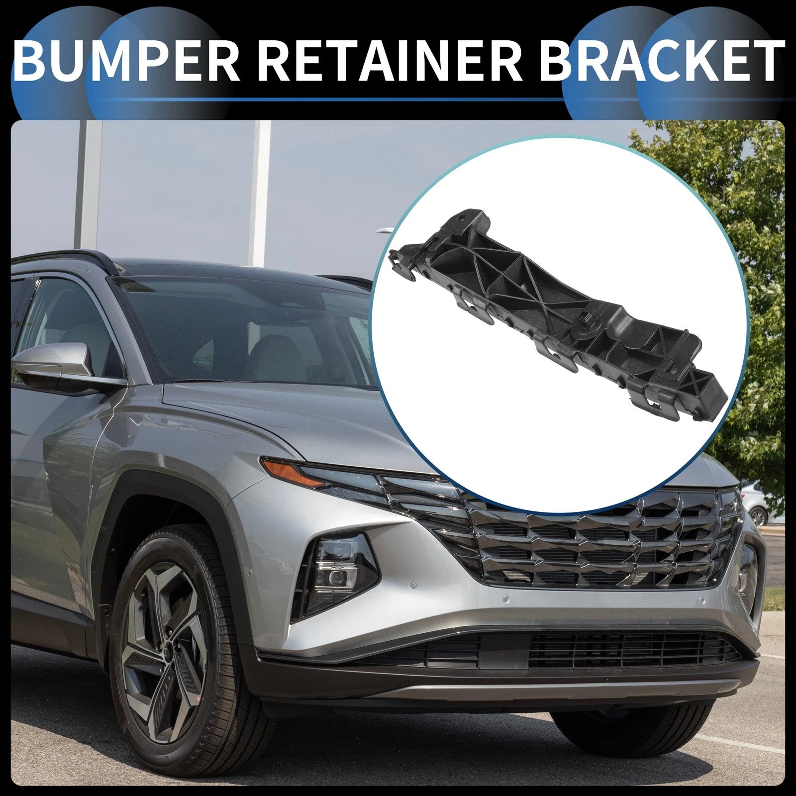 1pc Left Front Bumper Retainer Bracket No. 865132S000 for Hyundai Tucson (2011–2015)