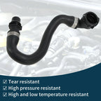 Radiator Hose for BMW 5 Series Black