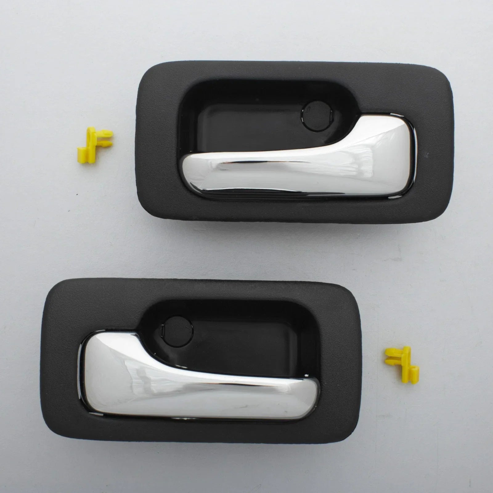 Inner Door Handle Set for 1990-1993 Honda Accord - Black Chrome (2 x)