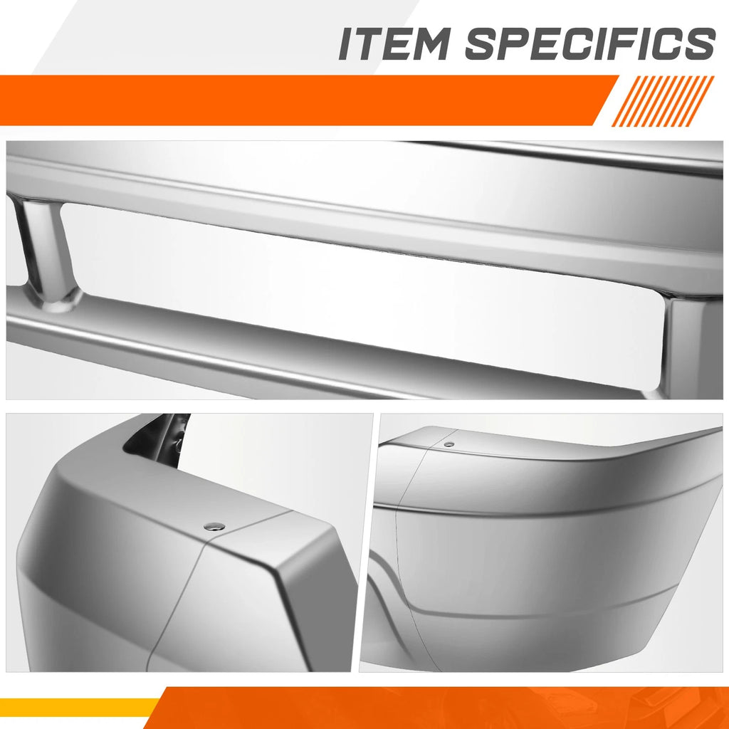 Chrome Front Bumper Face Bar for Ford F250 F350 Super Duty (2000–2004)