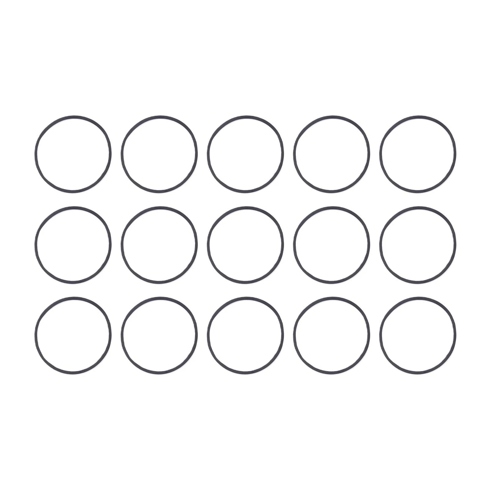15Pcs Carburetor Bowl Gasket for (799871, 790845, 799866, 796707, 794304)