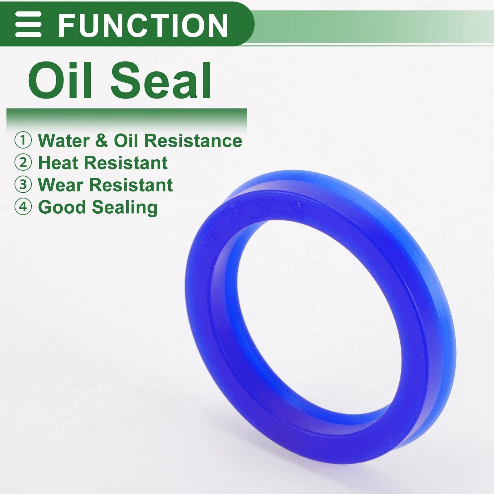 Set of 5 Oil Seal Ring 35x45x7mm for Rotary Shaft (Universal)