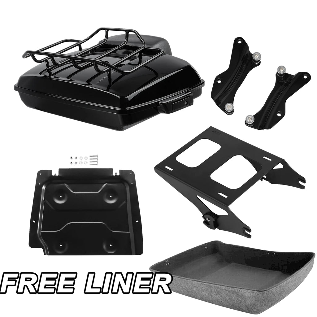 Razor Trunk Backrest Mount Rack Plate for Harley Street Glide (2014–2025)