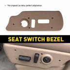 Power Seat Switch Neutral Bezel Tan Driver Side for Chevy GMC Truck (88941684)