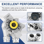 Aluminum Water Pump for Audi A3 A4 TT VW Tiguan Jetta Golf GTI Eos Beetle CC (2006–2020)