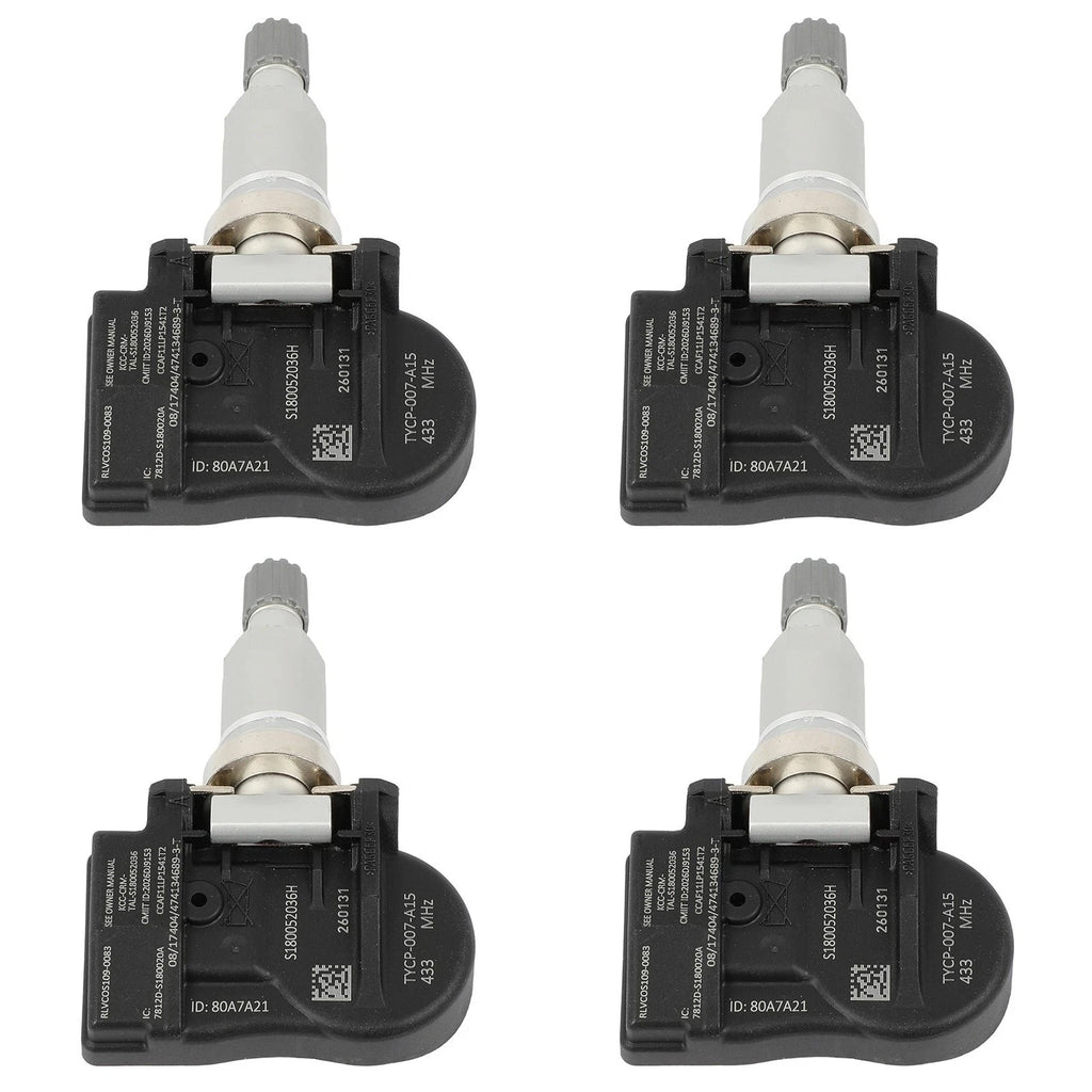 Set of 4 TPMS Tire Pressure Sensors for Infiniti Nissan Altima (2014–2020) 407003JA0A