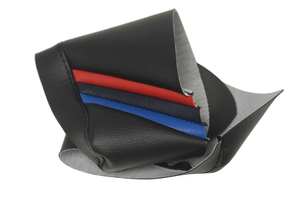 Leather Console Lid Armrest Cover for BMW E38 (1995–2001) M Style Stripes