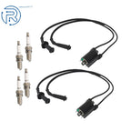Set of 2 Ignition Coils & Spark Plugs for Honda VT1100 Shadow (1995–2007)