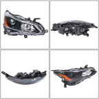 Clear Lens Black Right Side Headlight for Nissan Altima (2022)