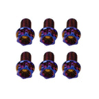6X M6x30mm Torx Head Flange Screws for Motorcycle Bike Bicycle