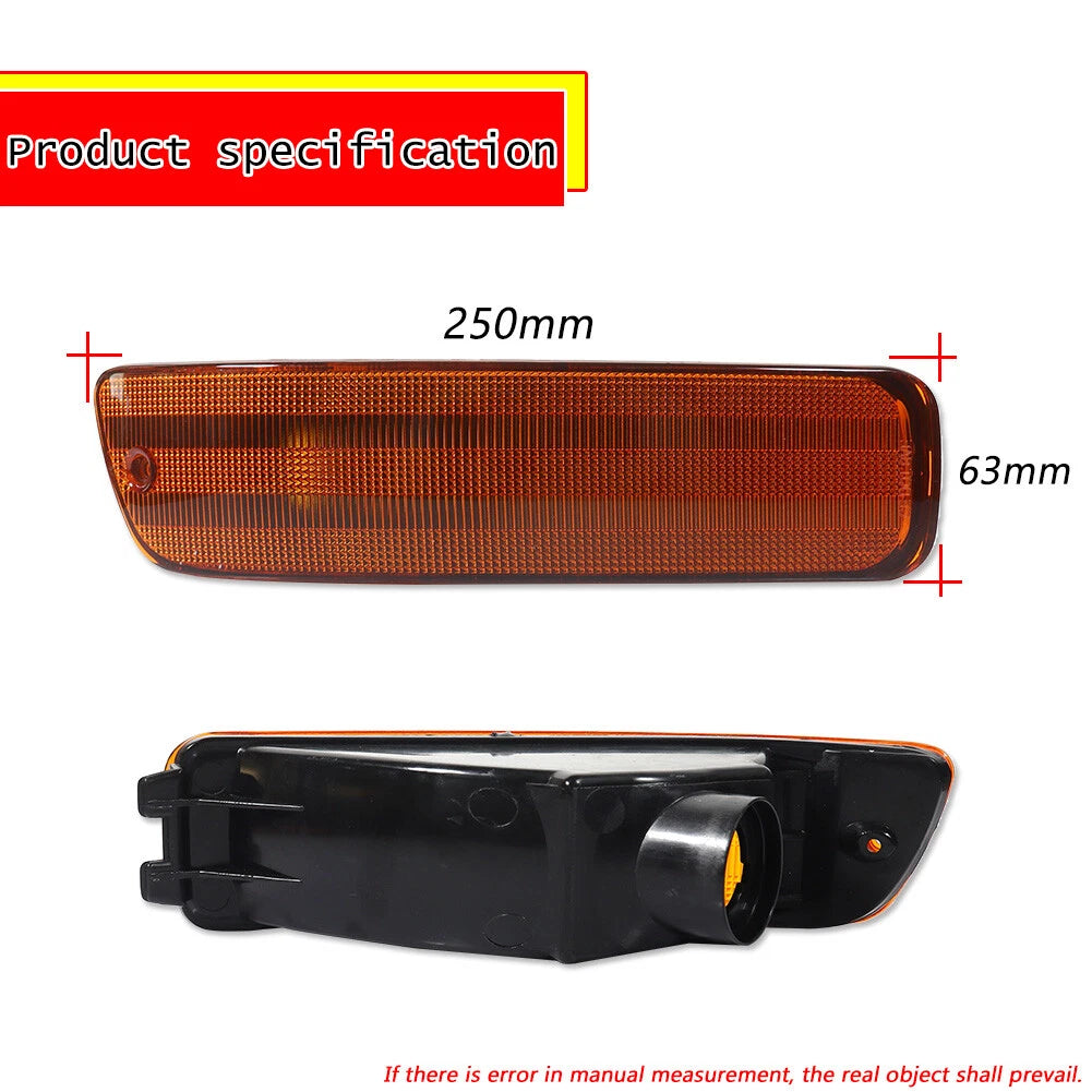 Amber Lens Bumper Lights for Acura Integra (1992–1993)