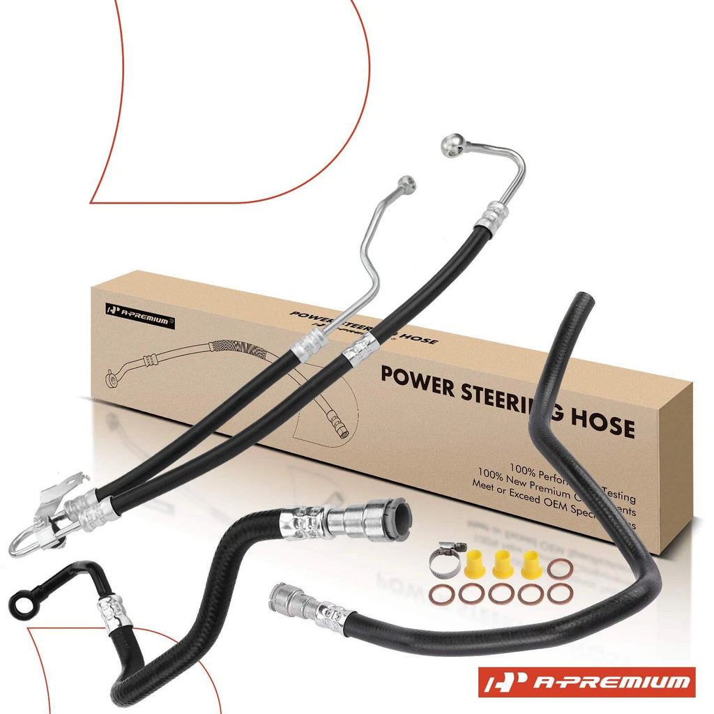 3X Power Steering Pressure & Return Line Hose for BMW 128i 328i (2008–2013)