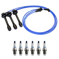 NGK 5mm Wire Set & Denso Platinum Spark Plug Kit for Avalon ES300 Solara (1995–2003)