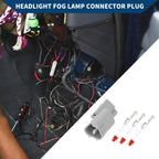 3 Pin Headlight Fog Lamp Connector Plug Male for Toyota 