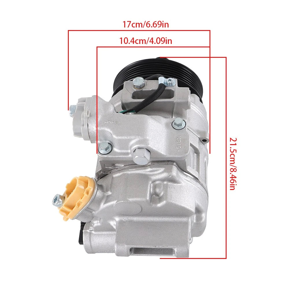 A/C Compressor & Clutch for Ford Taurus Explorer Flex (2013–2019)