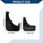Set of 2 Mud Flaps Splash Guards for Mercedes-Benz E Class (2014–2015)