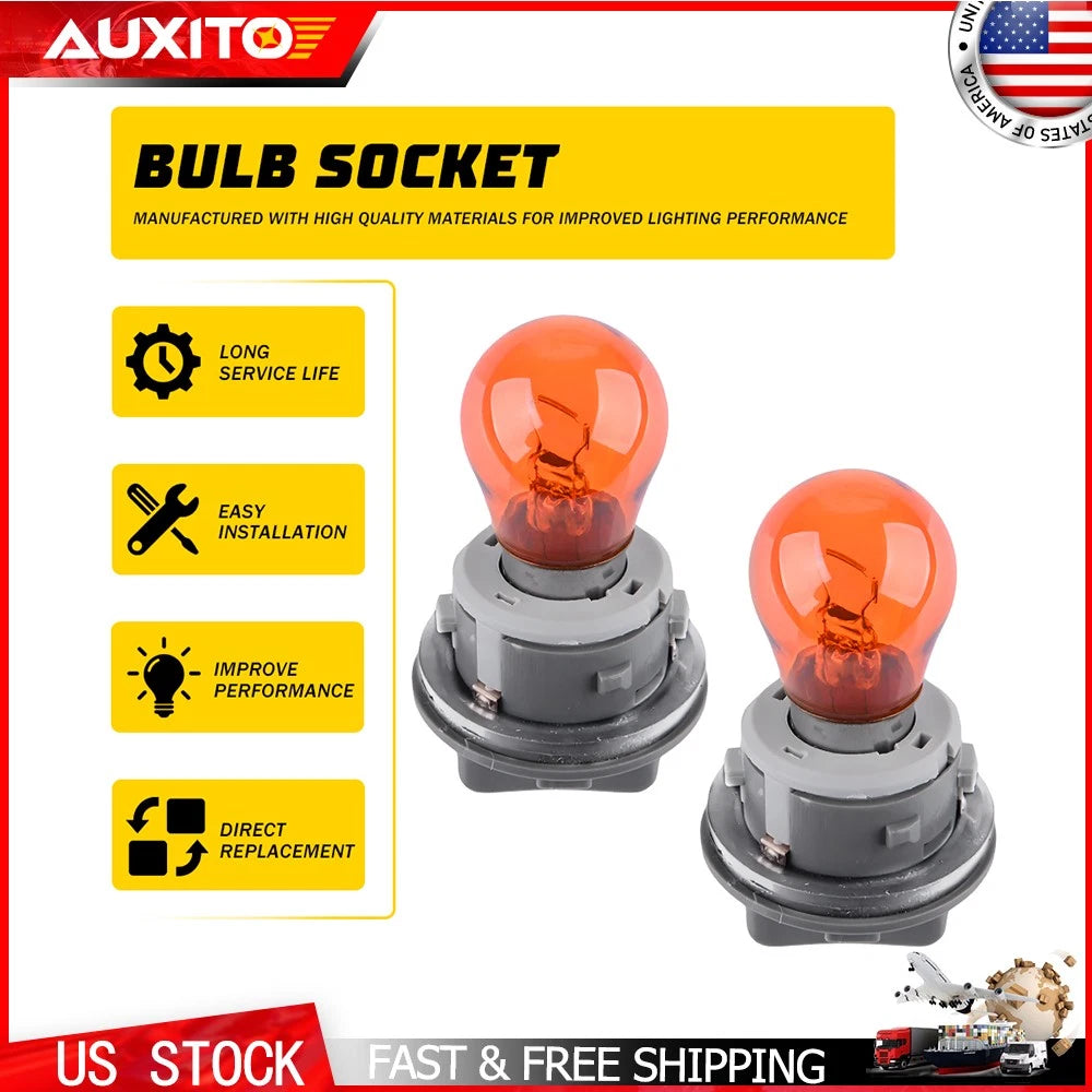 AUXITO Turn Signal Lamp Bulb & Holder Socket for Hyundai Elantra (2017–2020)