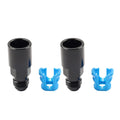2X SAE Quick-Disconnect EFI Fuel Rail Fitting 6AN Male to 5/16" Female