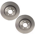 Set of 2 Brembo Front Vented Coated 325mm Disc Brake Rotors for BMW E83 X3 (2004–2010)