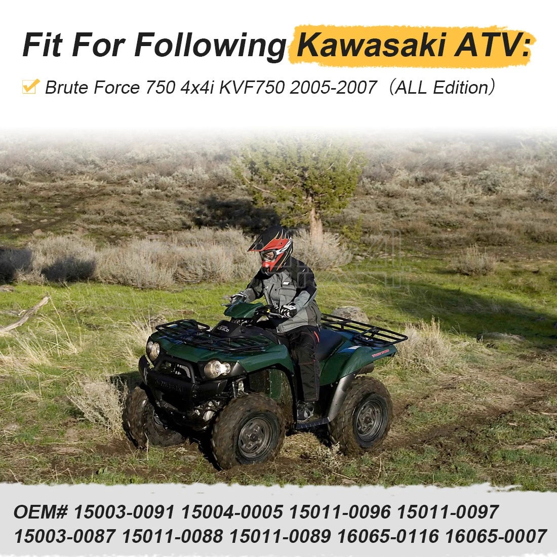 Carburetor Assembly Kit for Kawasaki KVF750 Brute Force 750 (2005–2007)
