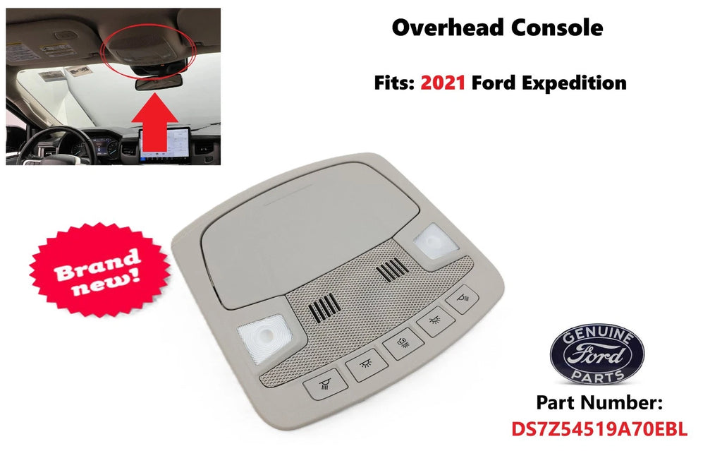 Roof Center Overhead Console Light for Ford Expedition (2021) DS7Z54519A70EBL