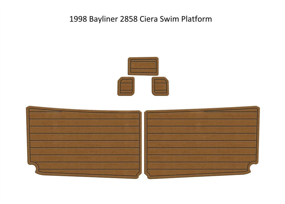 EVA Foam Teak Deck Flooring Pads for Bayliner 2858 Ciera (1998)