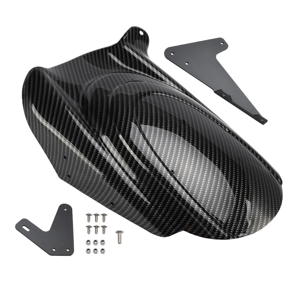 Rear Hugger Fender Mudguard for Kawasaki Versys 650 KLE650 (2015–2025) Carbon