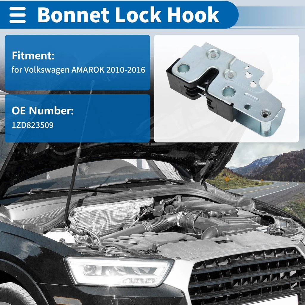 Hood Latch Assembly for Volkswagen Amarok (2010–2016) No. 1ZD823509