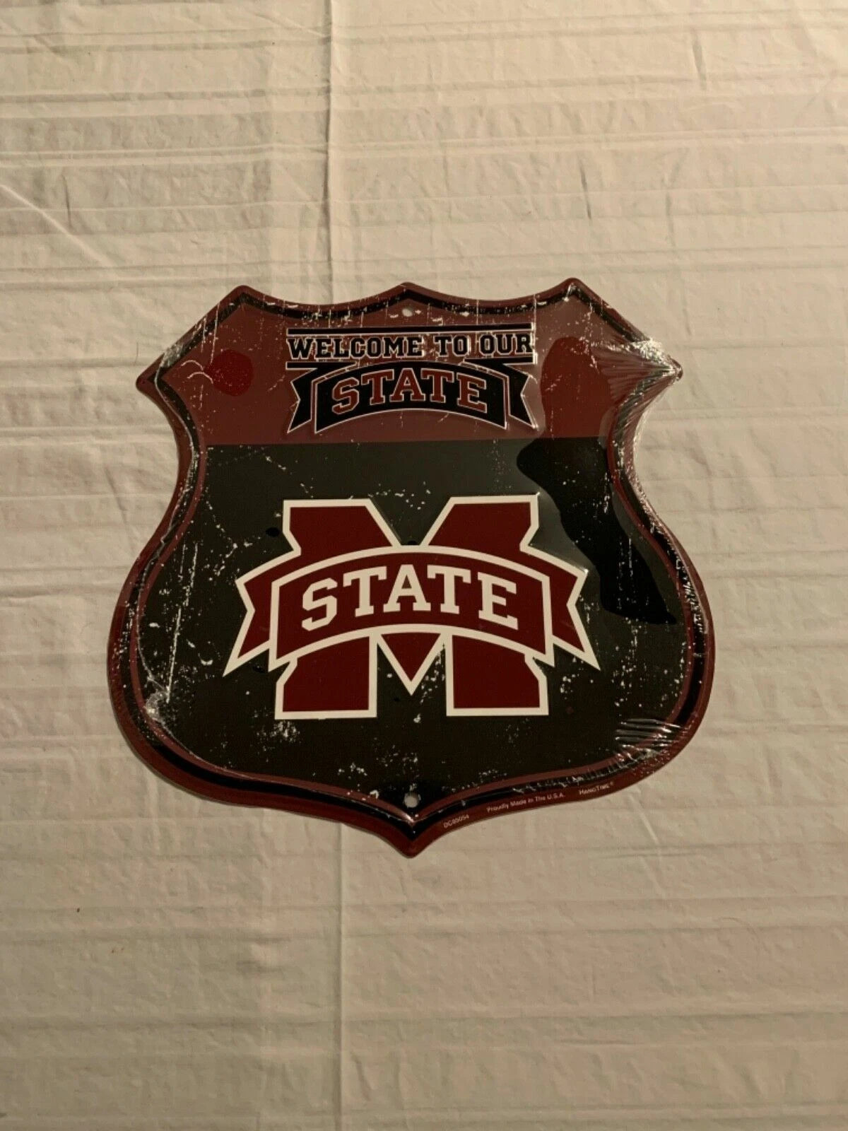 Metal Route Sign for Mississippi State (12x12 Inches)
