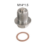 Magnetic Oil Drain Nut with Copper Washers for Automotive Applications