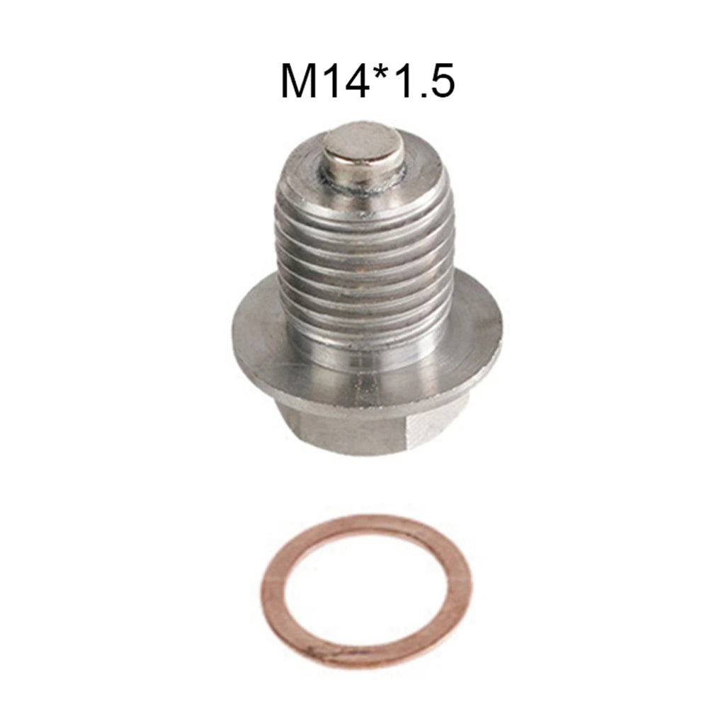 Magnetic Oil Drain Nut with Copper Washers for Automotive Applications