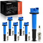 Set of 6 Ignition Coils & 6 Iridium Spark Plugs for Ford Escape (2009)