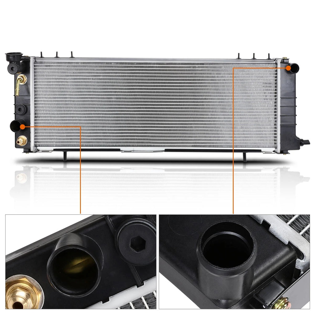 Full Aluminum Radiator for Jeep Cherokee/Comanche (1991–2001) DPI-1193