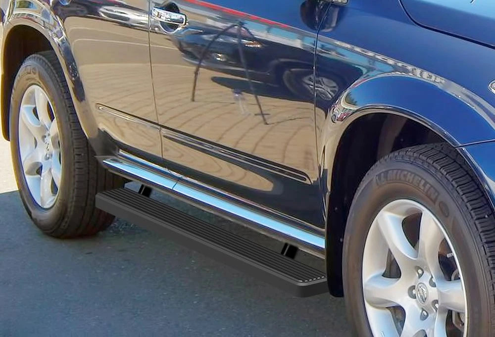 4" Matte Black Running Boards for Nissan Murano (2003–2008)