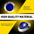 Set of 10 LED Strobe Marker Lights Blue for 12V Vehicles