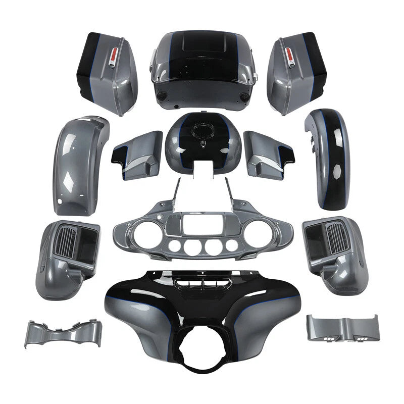 Fairings Body for Harley Electra Glide (2014–2024) Gauntlet Gray Metallic/Vivid Black