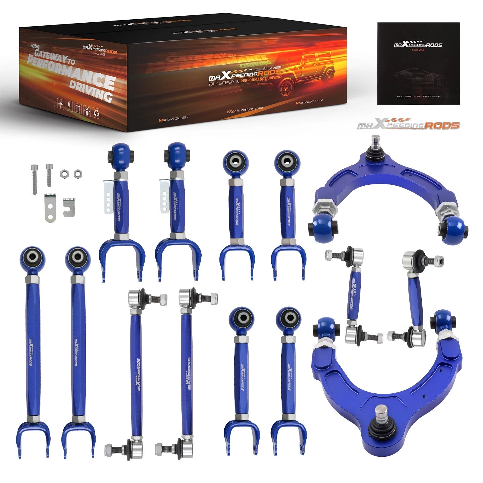 14x Adjustable Control Arms for Tesla Model 3/Y (2017–Present)