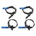 Set of 4 ABS Wheel Speed Sensors for BMW 525i 528i 530i 540i M5 (2001–2007)