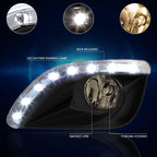 Smoked Lens Fog Lights with LED DRL for Toyota Camry (2010–2011)
