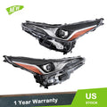 Set of 2 Projector Headlight Assemblies for Toyota Prius (2019–2022)
