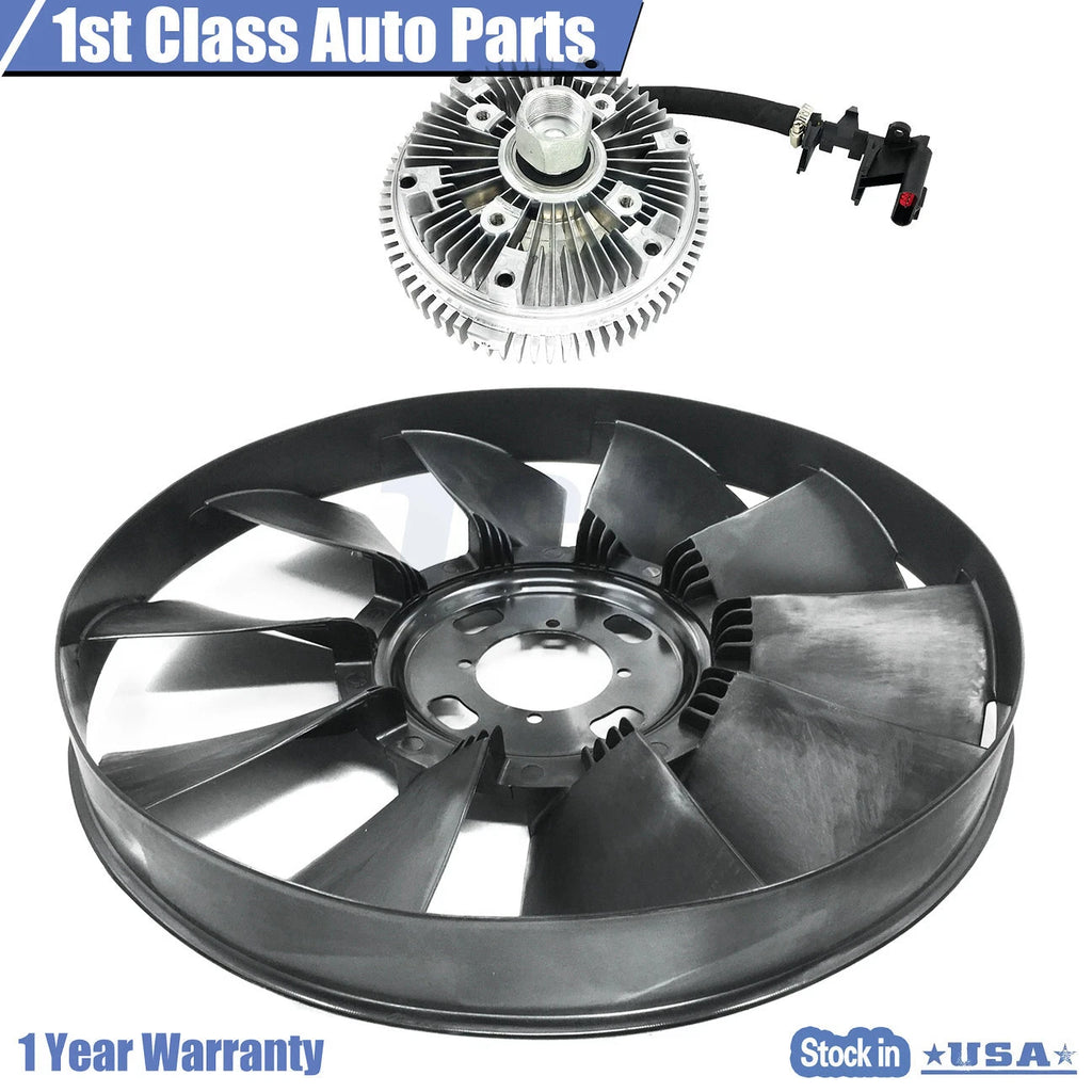 Fan Clutch & Radiator Cooling Fan for Chevy Trailblazer, Olds Envoy (2002–2009)